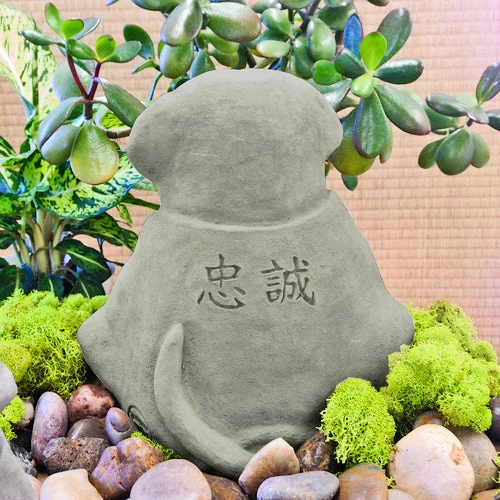 Garden Dog Meditation Statue - Image 3