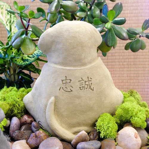 Garden Dog Meditation Statue - Image 5