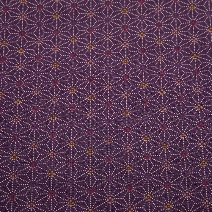 J-Life Asa No Ha Purple Buckwheat Hull Pillow - Image 4