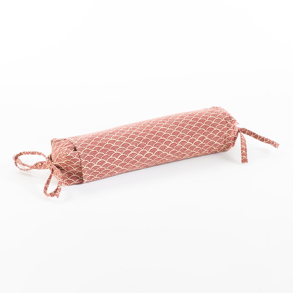 J-Life Nami Red Buckwheat Hull Pillow - Image 3