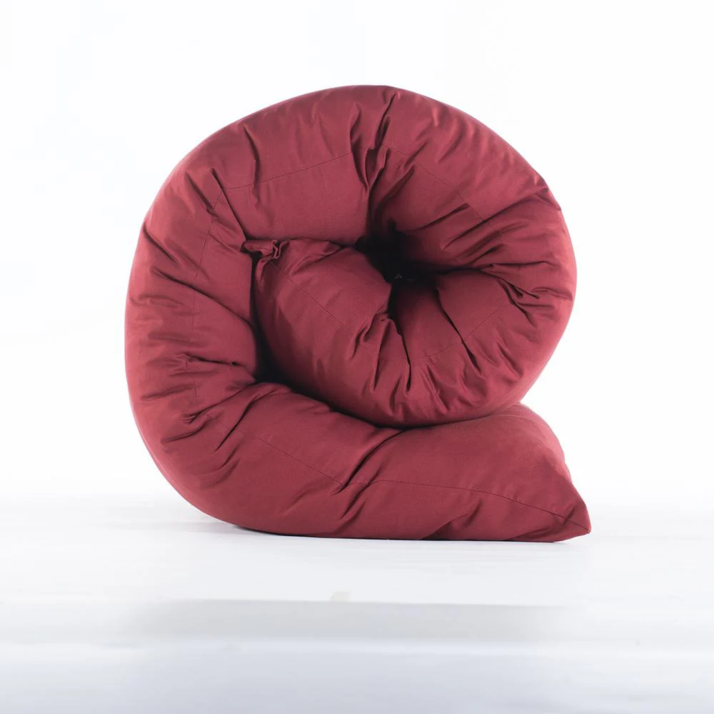 J-Life Shikifuton with Burgundy Removable Cover - Image 3